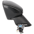 Driver Side Mirror, Power Adjust, Heated, Manual Folding, Paintable, In-housing Signal Light, No Memory, No Puddle Light, No Auto-Dim, With Blind Spot Detection in Glass