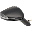 Passenger Side Mirror, Power Adjust, Heated, Manual Folding, Paintable, In-housing Signal Light, No Memory, No Puddle Light, No Auto-Dim, With Blind Spot Detection in Glass