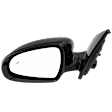 Driver Side Mirror, Power Adjust, Heated, Power Folding, Paintable, In-housing Signal Light, No Memory, No Puddle Light, No Auto-Dim, With Blind Spot Detection in Glass