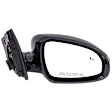 Passenger Side Mirror, Power Adjust, Heated, Power Folding, Paintable, In-housing Signal Light, No Memory, No Puddle Light, No Auto-Dim, With Blind Spot Detection in Glass