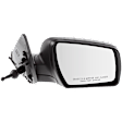 Passenger Side Mirror, Manual Adjust, Manual Folding, Non-Heated, Textured Black, No Signal Light, No Memory, No Puddle Light, No Auto-Dimming, No Blind Spot Feature