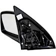 Driver Side Mirror, Power Adjust, Non-Heated, Manual Folding, Textured Black, No Signal Light, No Memory, No Puddle Light, No Auto-Dim, No Blind Spot Feature