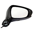 Passenger Side Mirror, Power Adjust, Manual Folding, Heated, Paintable, With Signal Light, No Memory, With Puddle Light, No Auto-Dim and Blind Spot Feature, For Models Without F Sport Package