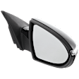 Passenger Side Mirror, Power Adjust, Heated, Manual Folding, Paintable, In-housing Signal Light, No Memory, No Puddle Light, No Auto-Dim, No Blind Spot Feature