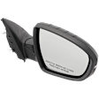 Passenger Side Mirror, Power Adjust, Manual Folding, Non-Heated, Paintable, In-housing Signal Light, No Memory, No Puddle Light, No Auto-Dimming, No Blind Spot Feature