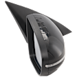 Passenger Side Mirror, Power Adjust, Manual Folding, Non-Heated, Paintable, In-housing Signal Light, No Memory, No Puddle Light, No Auto-Dimming, No Blind Spot Feature
