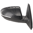 Passenger Side Mirror, Power Adjust, Manual Folding, Non-Heated, Paintable, In-housing Signal Light, No Memory, No Puddle Light, No Auto-Dimming, No Blind Spot Feature