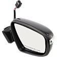 Passenger Side Mirror, Power Adjust, Power Folding, Heated, Paintable, In-housing Signal Light, No Memory, With Puddle Light, No Auto-Dimming, No Blind Spot Feature, Sedan