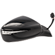 Passenger Side Mirror, Power Adjust, Power Folding, Heated, Paintable, In-housing Signal Light, No Memory, With Puddle Light, No Auto-Dimming, No Blind Spot Feature, Sedan