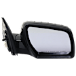 Passenger Side Mirror, Power Adjust, Manual Folding, Non-Heated, Paintable, No Signal Light, No Memory, No Puddle Light, No Auto-Dimming, No Blind Spot Feature