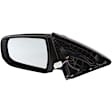 Driver Side Mirror, Power Adjust, Manual Folding, Non-Heated, Textured Black, No Signal Light, No Memory, No Puddle Light, No Auto-Dimming, No Blind Spot Feature