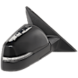 Passenger Side Mirror, Power Adjust, Manual Folding, Heated, Paintable, In-housing Signal Light, No Memory, No Puddle Light, No Auto-Dimming, No Blind Spot Feature