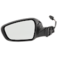 Driver Side Mirror, Power Adjust, Manual Folding, Heated, Paintable, No Signal Light, No Memory, No Puddle Light, No Auto-Dimming, No Blind Spot Feature