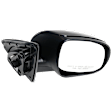 Passenger Side Mirror, Power Adjust, Manual Folding, Heated, Paintable, In-housing Signal Light, No Memory, No Puddle Light, No Auto-Dimming, No Blind Spot Feature
