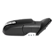 Passenger Side Mirror, Power Adjust, Manual Folding, Non-Heated, Textured Black, In-housing Signal Light, No Memory, No Puddle Light, No Auto-Dimming, No Blind Spot Feature