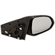 Passenger Side Mirror, Power Adjust, Manual Folding, Heated, Paintable, In-housing Signal Light, No Memory, No Puddle Light, No Auto-Dimming, No Blind Spot Feature