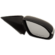 Passenger Side Mirror, Power Adjust, Manual Folding, Heated, Paintable, In-housing Signal Light, No Memory, No Puddle Light, No Auto-Dimming, No Blind Spot Feature