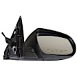 2010-2013 Kia Forte Koup - Passenger Side Mirror, Manual Adjust, Manual Folding, Non-Heated, Paintable, No Signal Light, No Memory, No Puddle Light, No Auto-Dimming, No Blind Spot Feature
