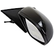 2010-2013 Kia Forte Koup - Passenger Side Mirror, Manual Adjust, Manual Folding, Non-Heated, Paintable, No Signal Light, No Memory, No Puddle Light, No Auto-Dimming, No Blind Spot Feature
