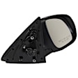 2010-2013 Kia Forte Koup - Passenger Side Mirror, Manual Adjust, Manual Folding, Non-Heated, Paintable, No Signal Light, No Memory, No Puddle Light, No Auto-Dimming, No Blind Spot Feature
