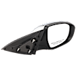 2013 Kia Optima - Passenger Side Mirror, USA Built Vehicle, Power Adjust, Heated, Chrome, Power Folding, In-housing Signal Light, No Blind Spot Feature, No Memory, No Puddle Light, No Auto-Dimming