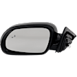 Driver Side Mirror, Power Adjust, Manual Folding, Heated, Paintable, In-Housing Signal Light, No Memory, No Puddle Light, No Auto-Dimming, With Blind Spot Detection in Glass