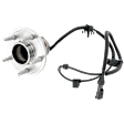 Front, Driver or Passenger Side Wheel Hub, With Bearing, With Sensor, 5 x 4.45 in. Bolt Pattern