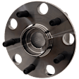 Rear, Driver or Passenger Side Wheel Hub, 5 Lugs, With Bearing
