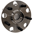 Rear, Driver or Passenger Side Wheel Hub, 5 Lugs, With Bearing
