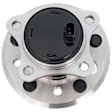 Rear, Driver Side Wheel Hub, 5 Lugs, With Bearing, With Sensor