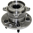 Rear, Driver or Passenger Side Wheel Hub, With Bearing, 5 x 4.5 in. Bolt Pattern, RWD