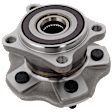 Rear, Driver or Passenger Side Wheel Hub, With Bearing, 5 x 4.5 in. Bolt Pattern, AWD