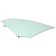 Front, Driver Side Door Glass, Green Tint, Replaces NAGS No. FD24167 GTYN