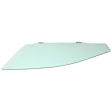 Front, Driver Side Door Glass, Green Tint, Replaces NAGS No. FD24167 GTYN