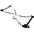 Tailgate Power Window Regulator, Without Motor