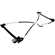 Tailgate Power Window Regulator, Without Motor