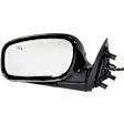 Driver Side Mirror, Power Adjust, Manual Folding, Heated, Paintable, No Signal Light, No Memory, No Puddle Light, No Auto-Dimming, No Blind Spot Feature