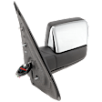 Driver Side Mirror, Non-Towing, Power Adjust, Power Folding, Heated, Chrome, In-housing Signal Light, With memory, With Puddle Light, No Auto-Dimming, No Blind Spot Feature