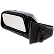 Driver Side Mirror, Power Adjust, Manual Folding, Heated, Chrome, No Signal Light, No Memory, With Puddle Light, No Auto-Dimming, No Blind Spot Feature