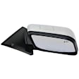 Passenger Side Mirror, Power Adjust, Manual Folding, Heated, Chrome, No Signal Light, With memory, With Puddle Light, No Auto-Dimming, No Blind Spot Feature
