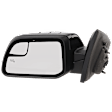Driver Side Mirror, Power Adjust, Heated, Manual Folding, Paintable, In-housing Signal Light, No Memory, With Puddle Light, No Auto-Dim, With Blind Spot Glass