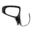 Driver Side Mirror, Power Adjust, Manual Folding, Heated, Paintable, In-housing Signal Light, With memory, With Puddle Light, No Auto-Dimming, No Blind Spot Feature