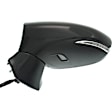 Driver Side Mirror, Power Adjust, Manual Folding, Heated, Paintable, In-housing Signal Light, With memory, With Puddle Light, No Auto-Dimming, No Blind Spot Feature