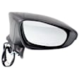 Passenger Side Mirror, Power Adjust, Manual Folding, Heated, Paintable, In-housing Signal Light, With memory, With Puddle Light, No Auto-Dimming, No Blind Spot Feature
