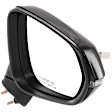 Passenger Side Mirror, Power Adjust, Manual Folding, Heated, Paintable, In-housing Signal Light, With memory, No Puddle Light, No Auto-Dimming, No Blind Spot Feature