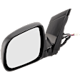 Driver Side Mirror, With Memory, No Signal Light, Blind Spot Feature, Puddle Light, and Auto-Dimming, Power Adjust, Heated, Paintable, Manual Folding, Base Model