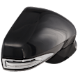 Passenger Side Mirror, Power Adjust, Manual Folding, Heated, Paintable, With Signal Light, No Memory, With Puddle Light, No Auto-Dim and Blind Spot Feature, For Models Without Luxury Package