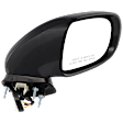 Passenger Side Mirror, Power Adjust, Manual Folding, Heated, Paintable, With Signal Light, No Memory, With Puddle Light, No Auto-Dim and Blind Spot Feature, For Models Without Luxury Package