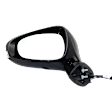 Driver Side Mirror, Power Adjust, Manual Folding, Heated, Paintable, In-housing Signal Light, With memory, With Puddle Light, No Auto-Dimming, No Blind Spot Feature