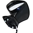 Driver Side Mirror, Power Adjust, Manual Folding, Heated, Paintable, In-housing Signal Light, With memory, With Puddle Light, No Auto-Dimming, No Blind Spot Feature